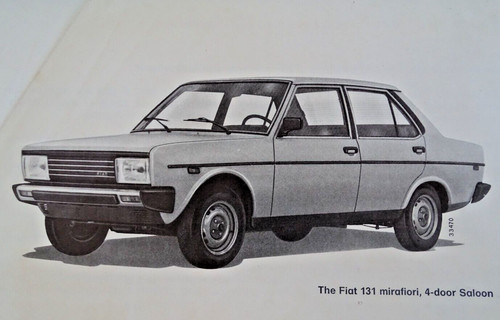 Vintage 1979 fiat 131 - fiat,