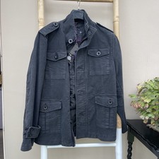 BNWT Petroleum Men’s Charcoal Moleskin Utility Field Jacket Size M