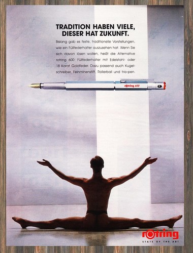 Rotring 600 advertising - rotring,