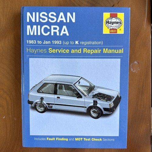 Haynes nissan micra 1983 - micra,