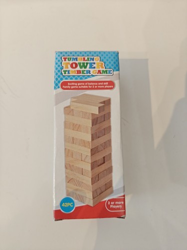 Wooden tumbling tower - wooden, timber