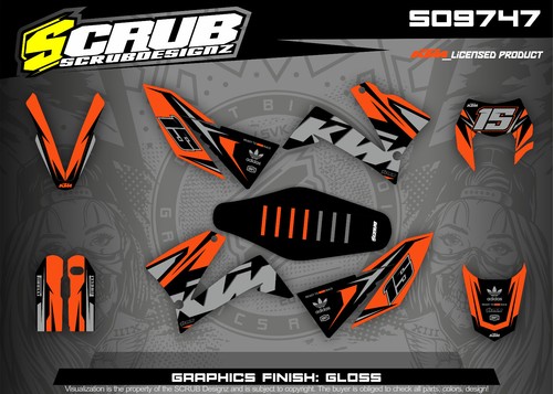 Graphics seat cover ktm - graphics, smc