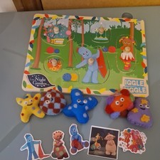 In The Night Garden Handmade Haahoos haa hoo haahoo and Wooden puzzle & stickers