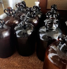Brown Glass Demijohn 8 Pint 4.5 L Winemaking Homebrew Beer Cider Wine
