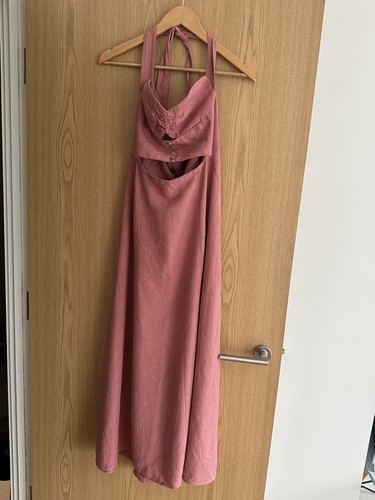 Zara pink halter tie - zara,