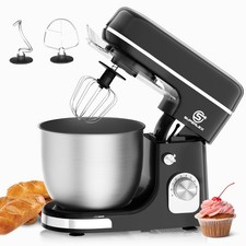 SUPERLEX 1300W Electric Stand Mixer w/ 5L Mixing Bowl Dough Hook for Baking Cake