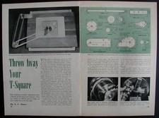 Drafting machine 1949 how - drafting,