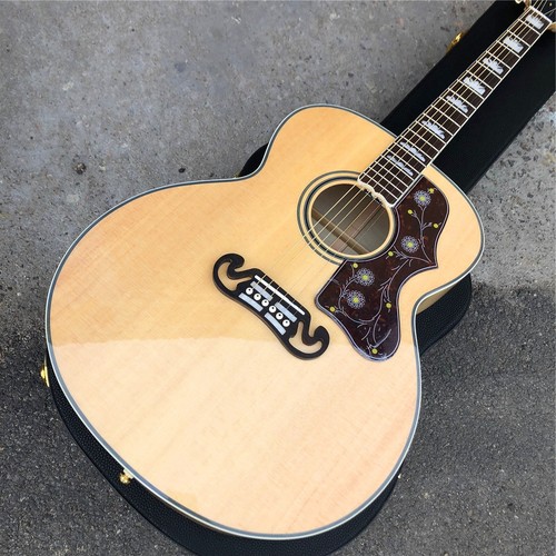 Natural solid spruce - natural, j200