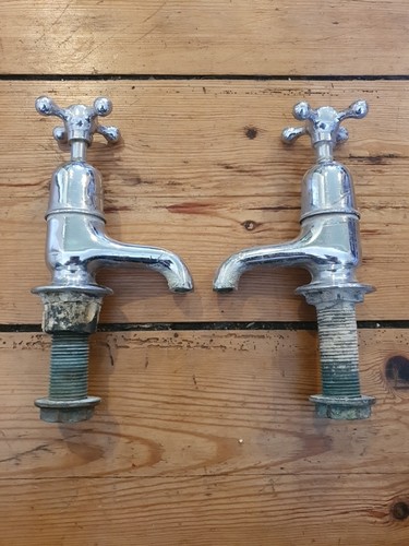 Antique chrome hot and cold - chrome,