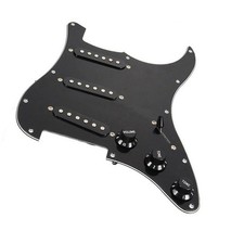 Black Electric Guitar Loaded Pickguard Pickups Replacement for FENDER STRAT E