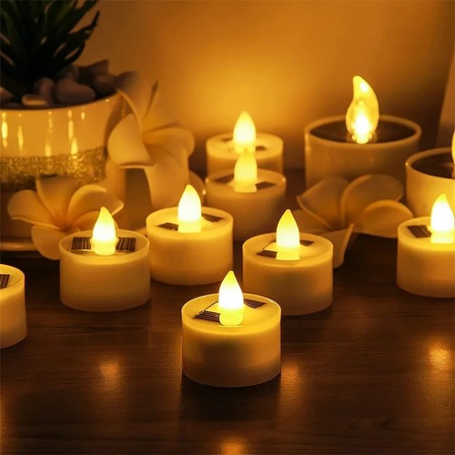 Solar power led candles - power,