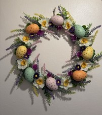Easter Egg Wreath Home Decor