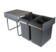 Recycling pull-out bin for