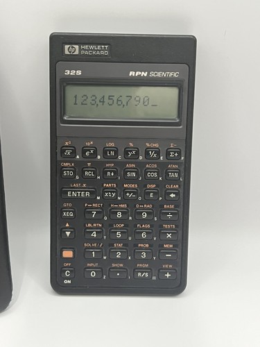 Hewlett packard 32s rpn - hewlett-packard,