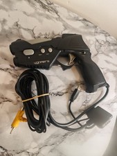 SONY PLAYSTATION 1 2 PS1 PS2 LIGHT GUN PISTOL BLASTER PHASER CONTROL Black G-Con