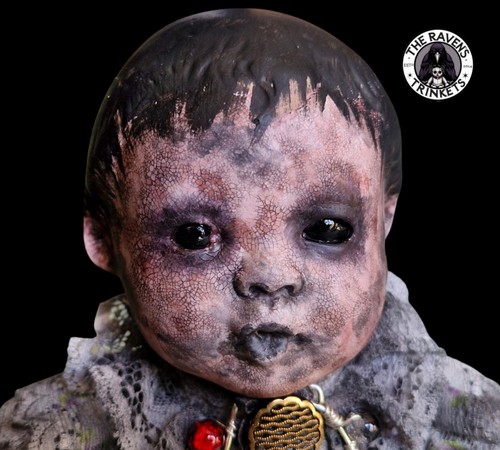 Creepy doll demon horror - demon,