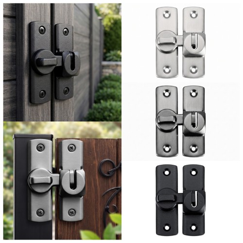 Pack aluminium door - aluminium, latch