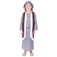 CHILDS JOSEPH NATIVITY FANCY DRESS COSTUME QUALITY KIDS BOYS SHEPHERD OUTFIT