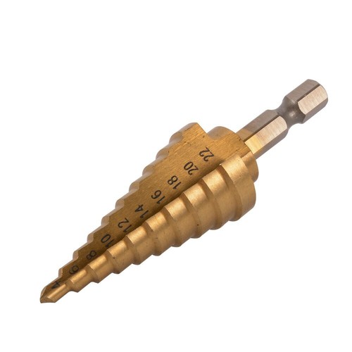Step drill hss - step,