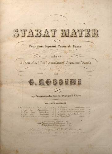 Gioachino rossini stabat - gioachino, /