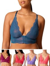Gossard Superboost Lace Bralette Deep V Plunge Racerback Bras Lingerie