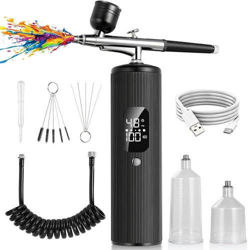 Airbrush for nails - kit, with
