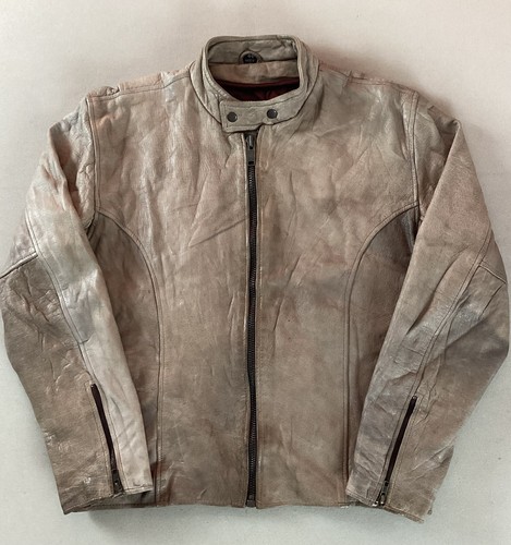 Vintage leather biker - biker, jacket