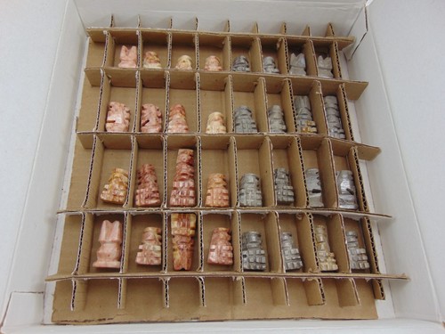 Genuine onyx chess set - 12",