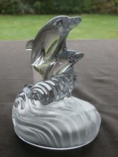 RCR Dolphin & Calf Glass