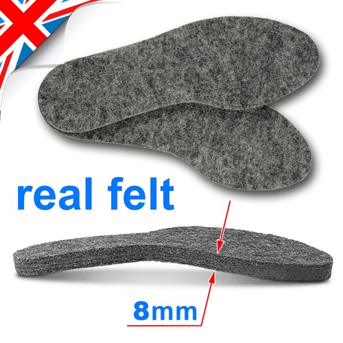 8mm thick felt insoles inner - 8mm,