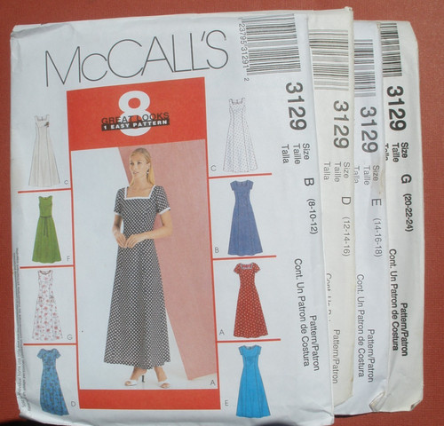 Mccall sewing pattern - pattern, 3129