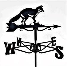 Mini Fox Metal Weathervane 