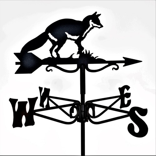 Mini fox metal weathervane - fox,