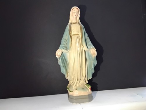 Vintage statue virgin mary - virgin,
