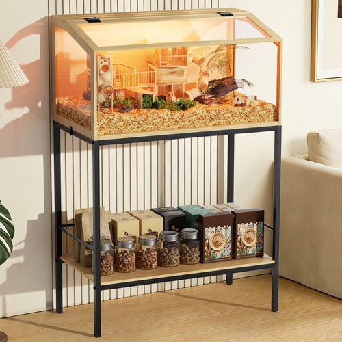 Wooden hamster cage large - wooden,