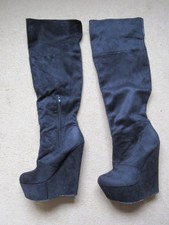 River Island, Black Suede