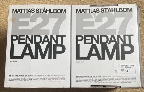 Muuto e27 pendant lamp 2 - pendant,