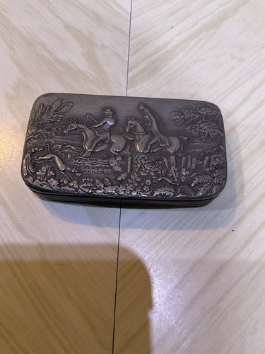 Snuff pill box - snuff, cornish