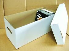10 x 7" Vinyl Record Storage Cardboard Archive Box - Hold 200-220 Singles