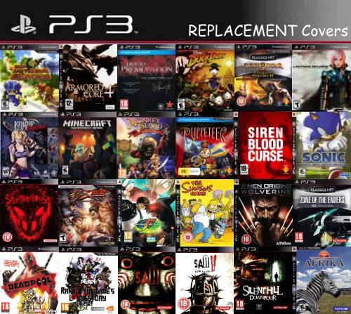 Ps3 game cover inlay sleeve - game,