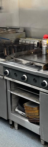 Blue seal griddle - blue, griddle,