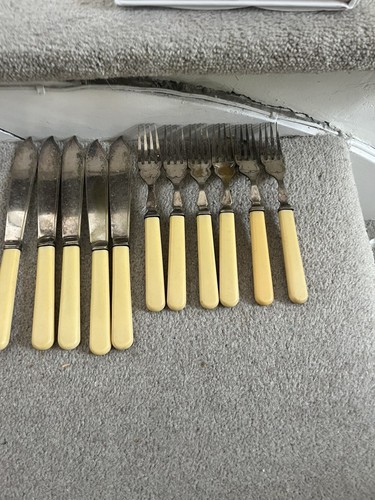 Vintage fish cutlery - set, boxed