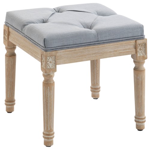 Homcom vintage foot - vintage, stool