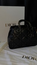 Lady dior black handbag 