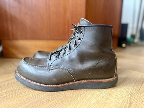 Red wing moc toe - toe, 9.5uk