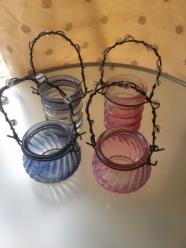 Set hanging tea light - of,