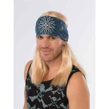 Forum Novelties Party Rock Star Wig with Bandana