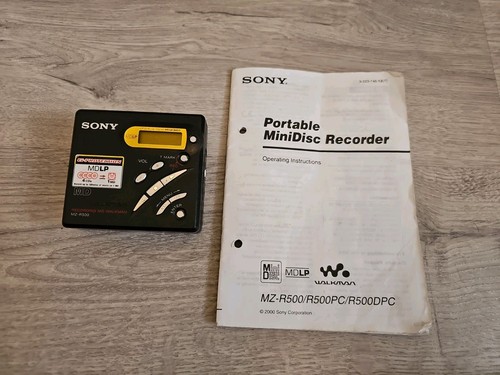 Rare sony r500 - sony, minidisc