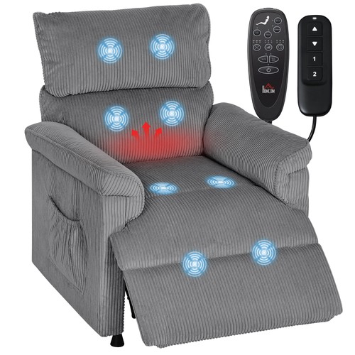 Homcom massage recliner with - homcom,