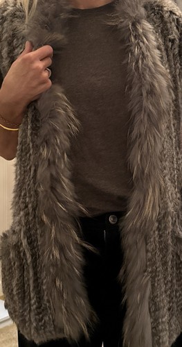 Rabbit fur knitted - rabbit,